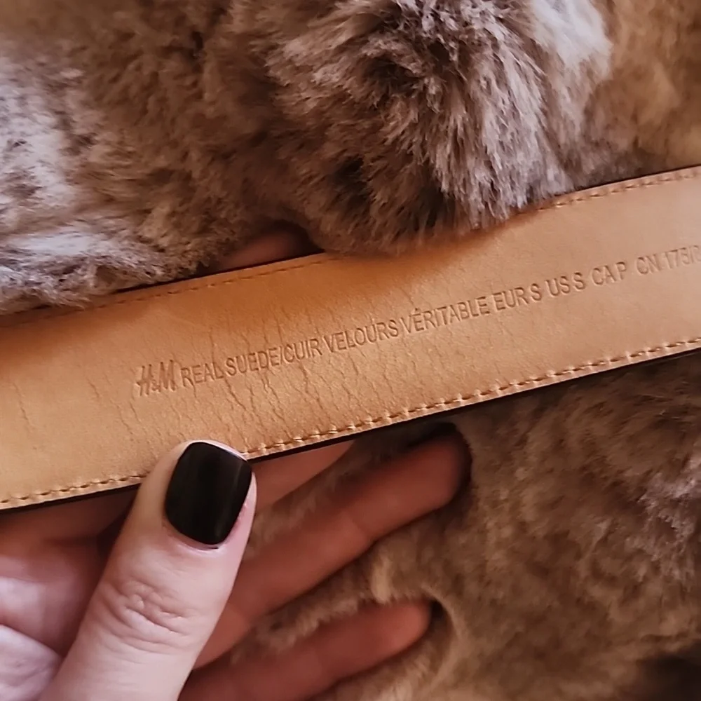 SUEDE BELT